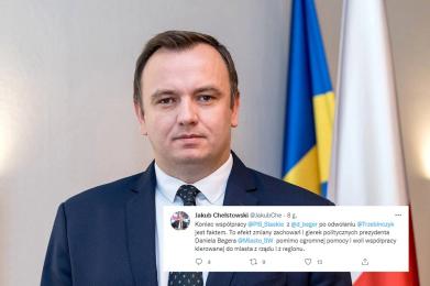 Jakub Chełstowski potwierdził zerwanie współpracy śląskiego PiS z prezydentem Begerem