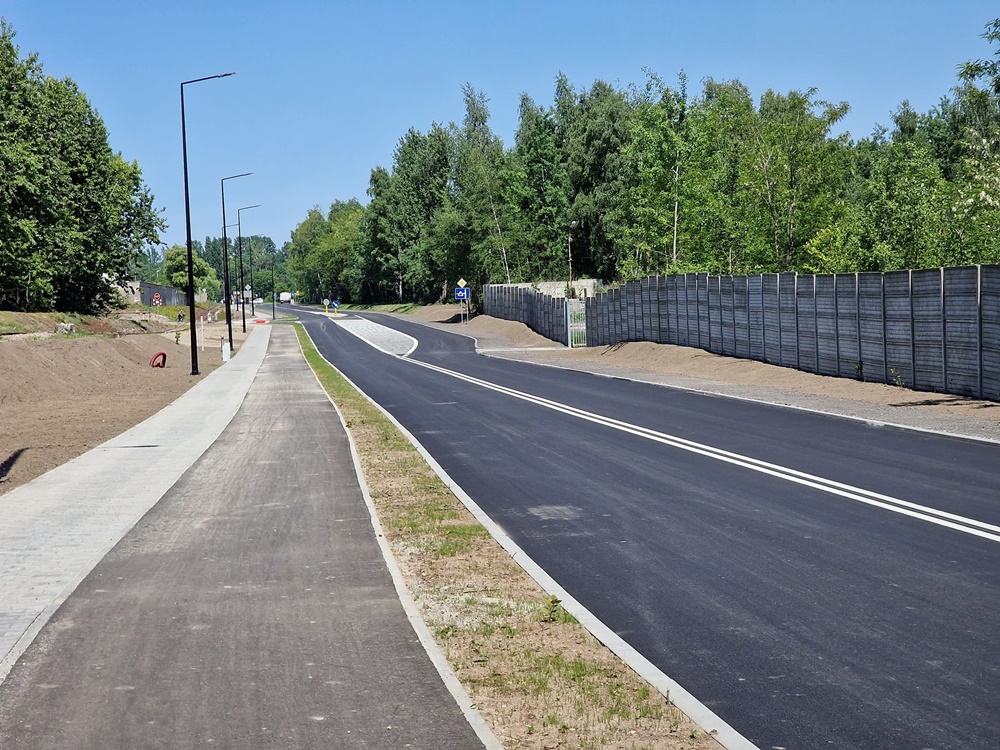 Nowy zjazd z DTŚ w Świętochłowicach. Ulica Przemysłowa już gotowa - fotoreportaż