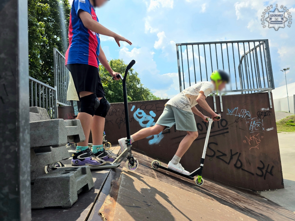 Bezpieczny skatepark. Świętochłowice edukują młodzież! - fotoreportaż