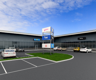 Kenpol Holding buduje nowy park handlowy przy ul. Śląskiej w Świętochłowicach