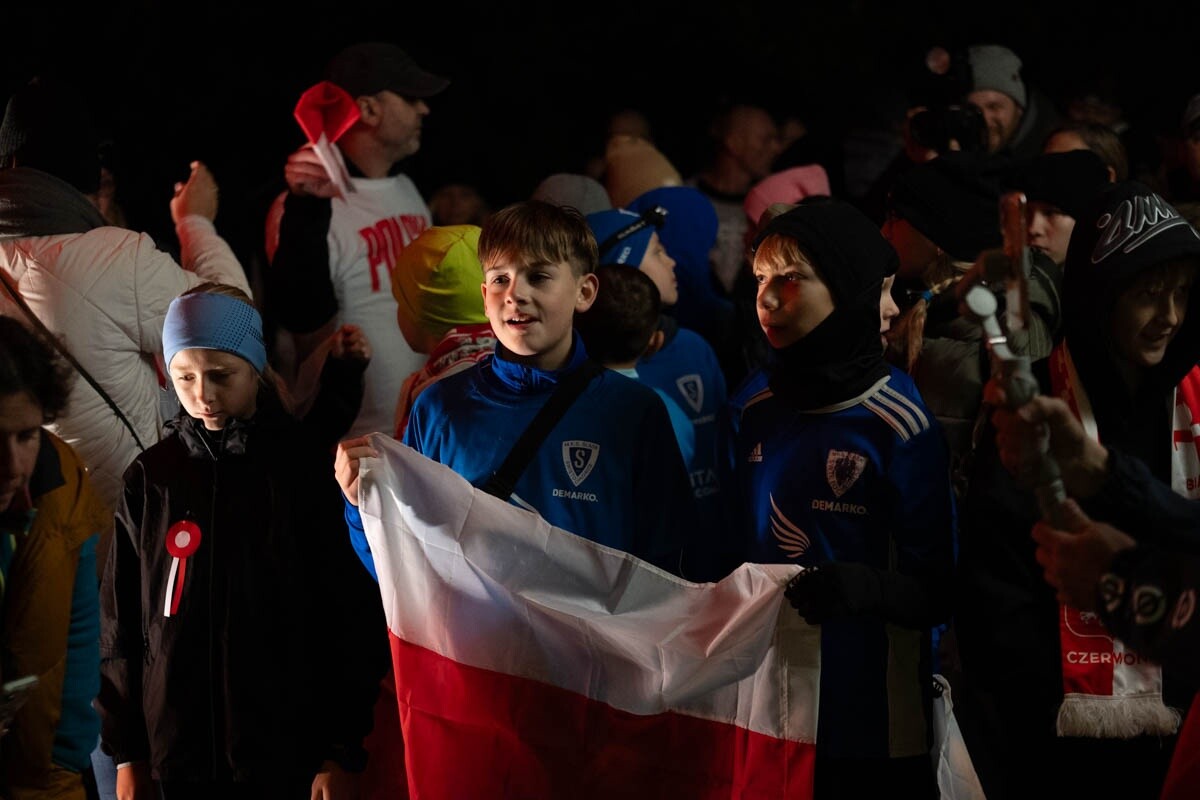 Bieg Niepodległości „Biegniemy w blasku wolności” w Świętochłowicach. / fot. Marek Faber