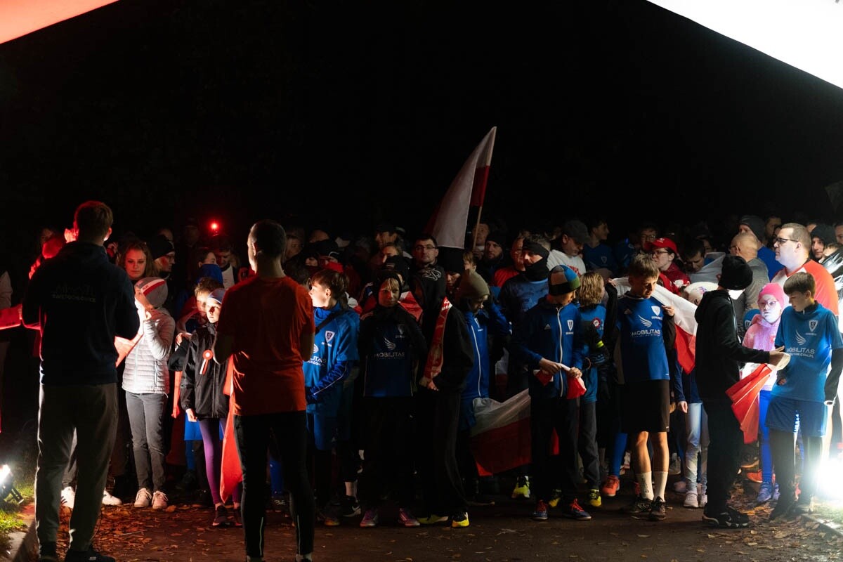 Bieg Niepodległości „Biegniemy w blasku wolności” w Świętochłowicach. / fot. Marek Faber