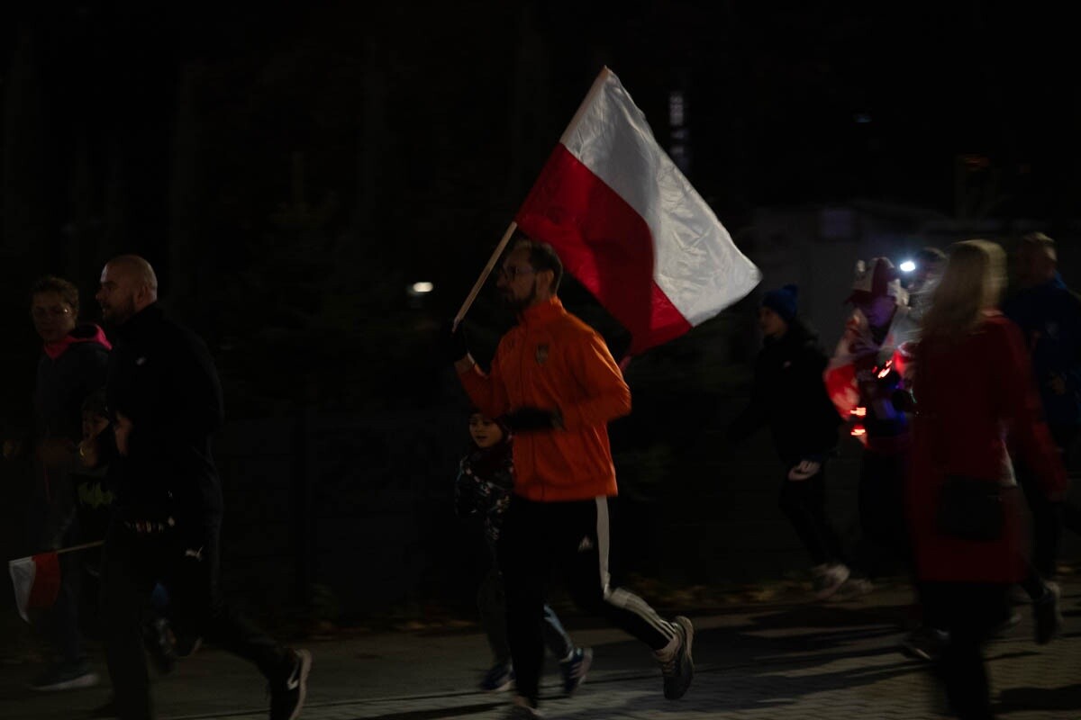 Bieg Niepodległości „Biegniemy w blasku wolności” w Świętochłowicach. / fot. Marek Faber