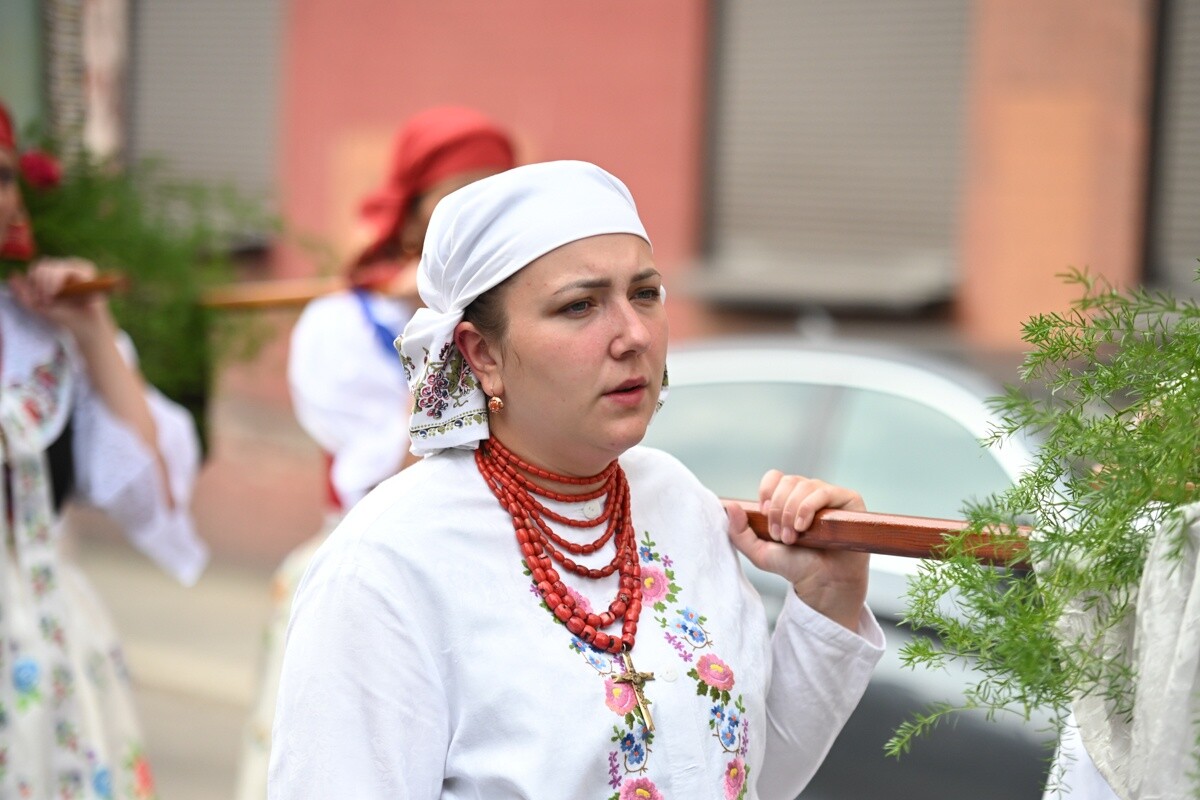 Tradycyjna procesja Bożego Ciała w Lipinach. / fot. Marek Faber / Krzysztof Faber