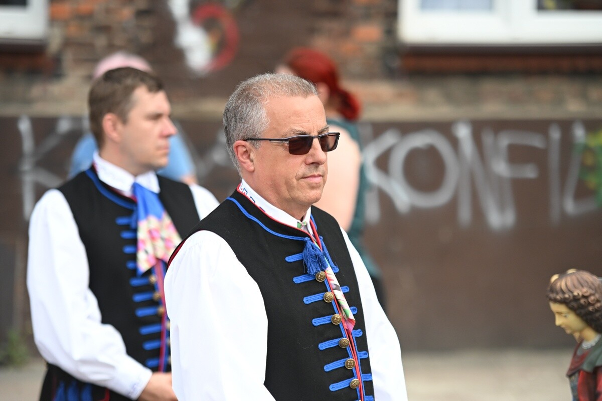 Tradycyjna procesja Bożego Ciała w Lipinach. / fot. Marek Faber / Krzysztof Faber