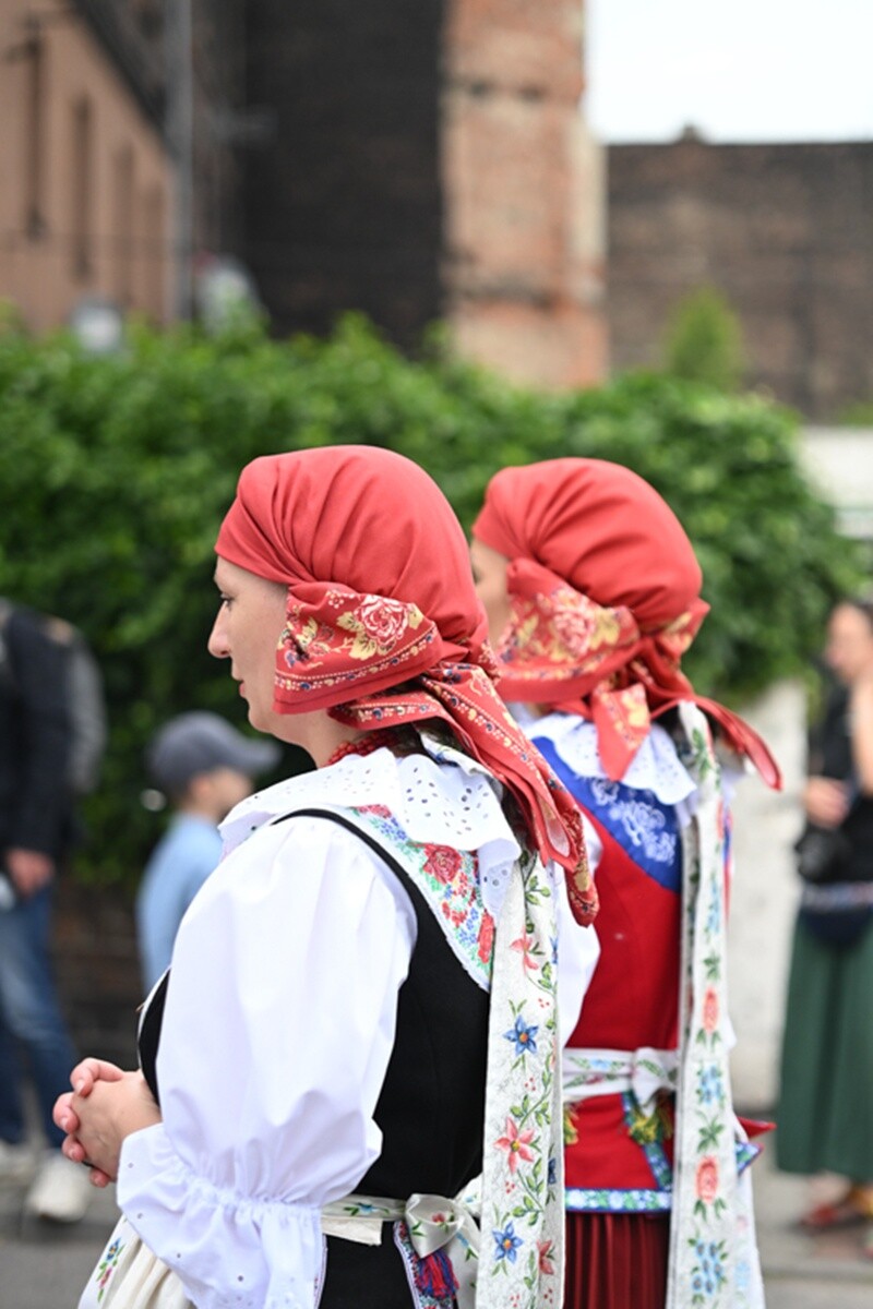 Tradycyjna procesja Bożego Ciała w Lipinach. / fot. Marek Faber / Krzysztof Faber