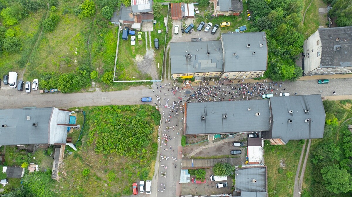 Tradycyjna procesja Bożego Ciała w Lipinach. / fot. Marek Faber / Krzysztof Faber
