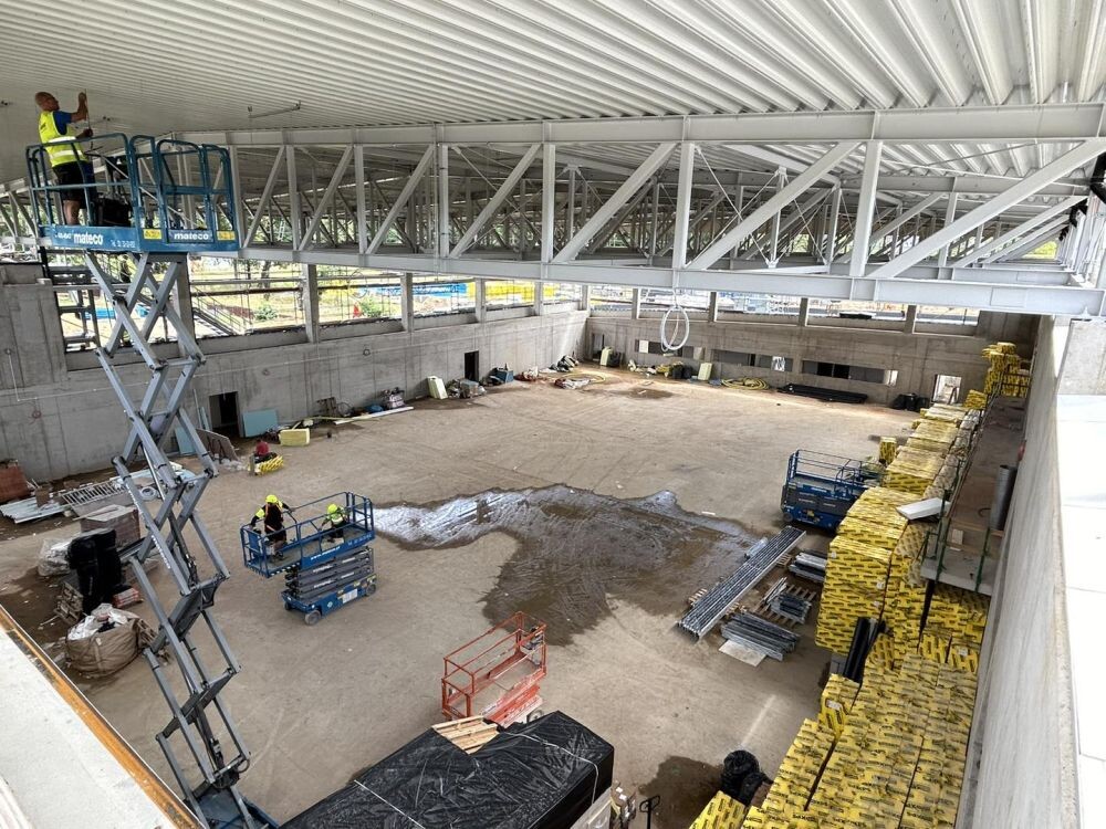 Budowa Hali Sportowej na Skałce/fot. FB Daniel Beger