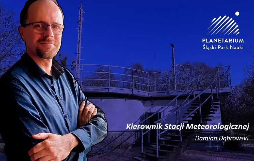 Damian Dąbrowski obejmie stanowisko Kierownika Stacji Meteorologicznej w Planetarium / fot. Damian Dąbrowski