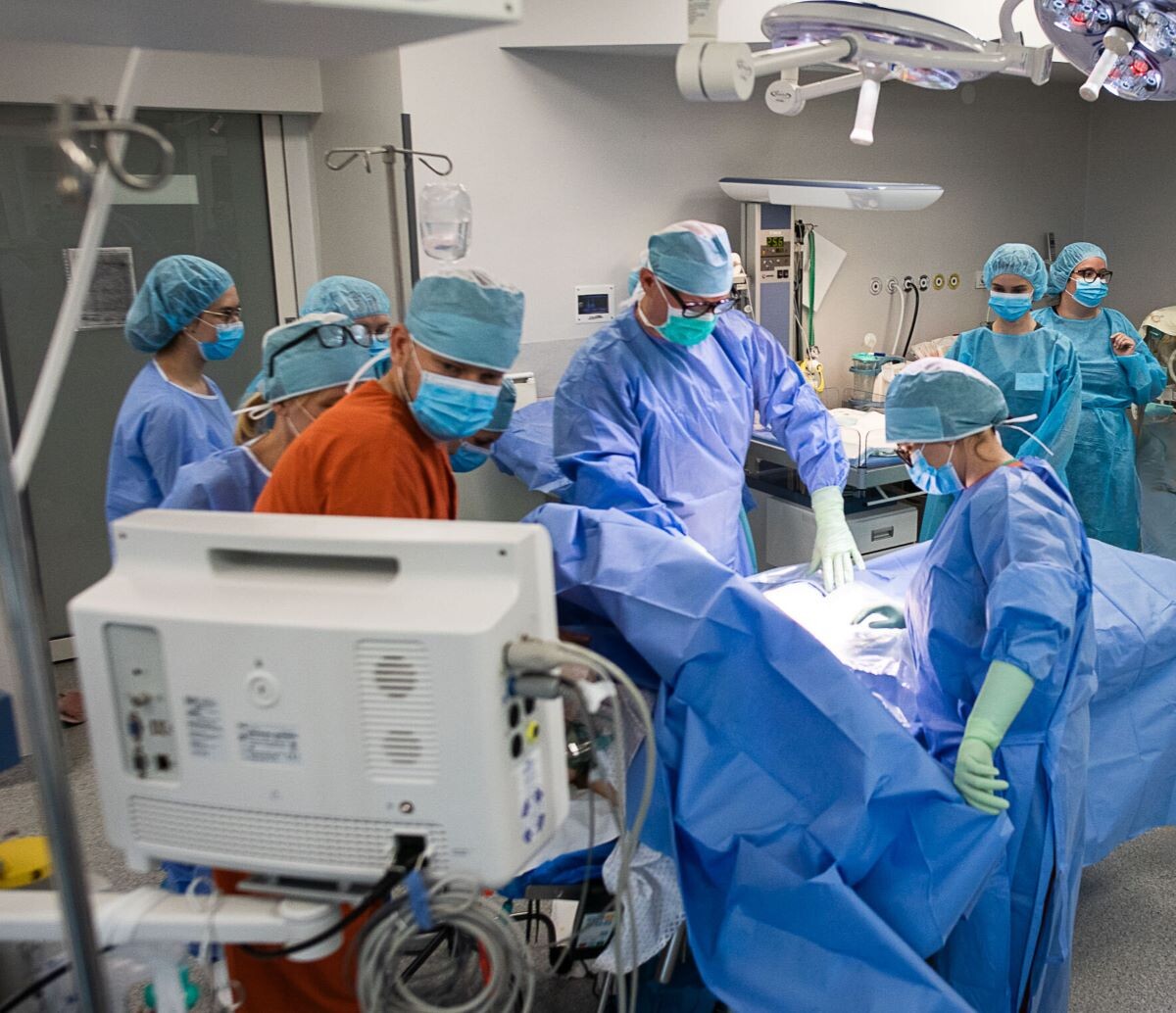 Studenci na praktykach w ZOZ Świętochłowice / fot. ZOZ Świętochłowice