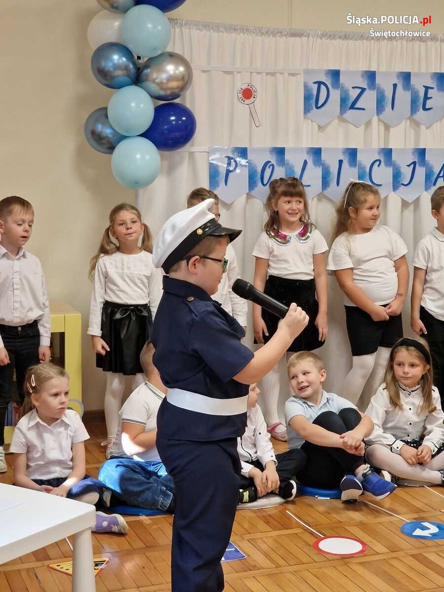 Dzień Policjanta w Przedszkolu Miejskim nr 4 / fot. KMP Świętochłowice