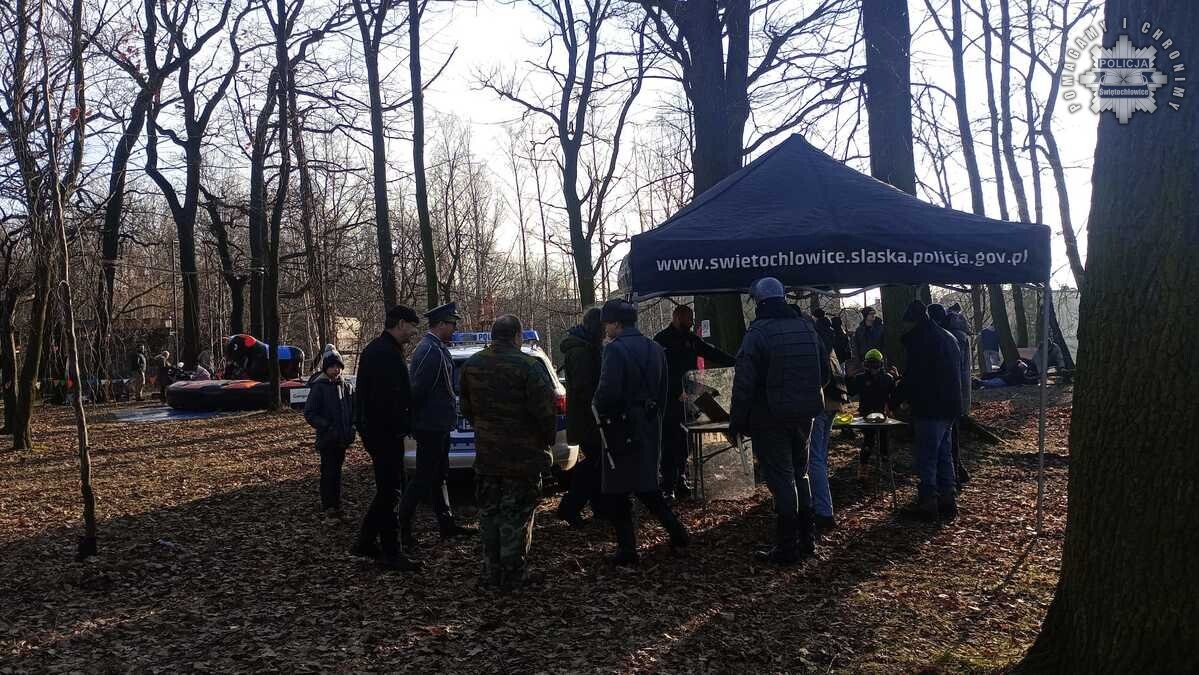 Świętochłowiccy policjanci na WOŚP / fot. KMP Świętochłowice