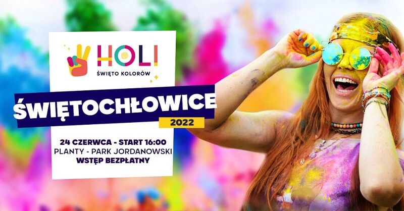 Holi Święto Kolorów - Największa w Polsce kolorowa trasa zawita do Świętochłowic