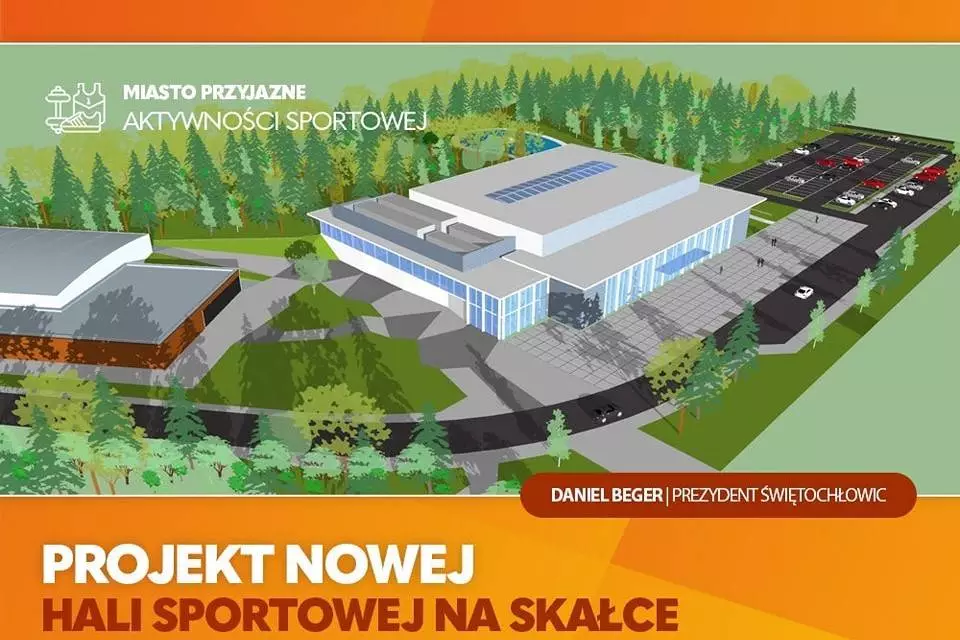 Kolejne informacje o hali sportowej na Skałce! Inwestycję wyceniono na 35 milionów złotych/fot. FB Daniel Beger
