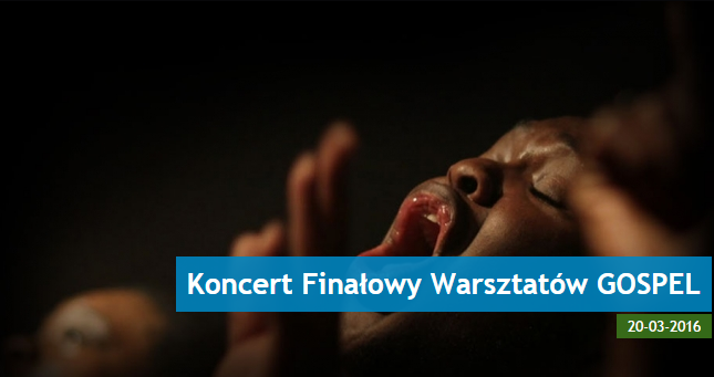 Koncert finałowy warsztatów gospel
