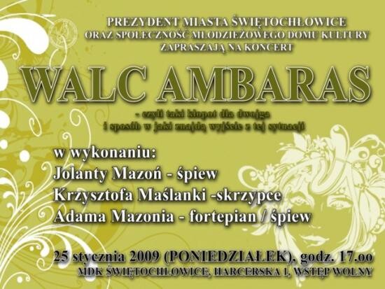 Koncert "Walc Ambaras"