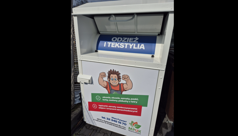 Kontenery na odzież i tekstylia: znajdziesz je w 34 miejscach na terenie Świętochłowic