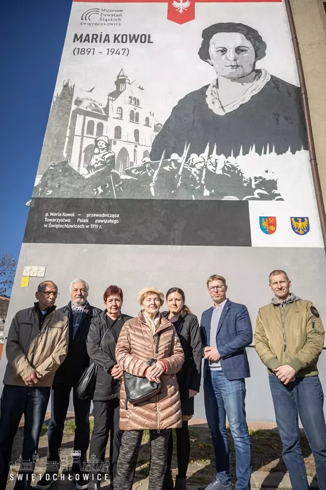 Maria Kowol bohaterką drugiego historycznego muralu w Świętochłowicach / fot. UM Świętochłowice