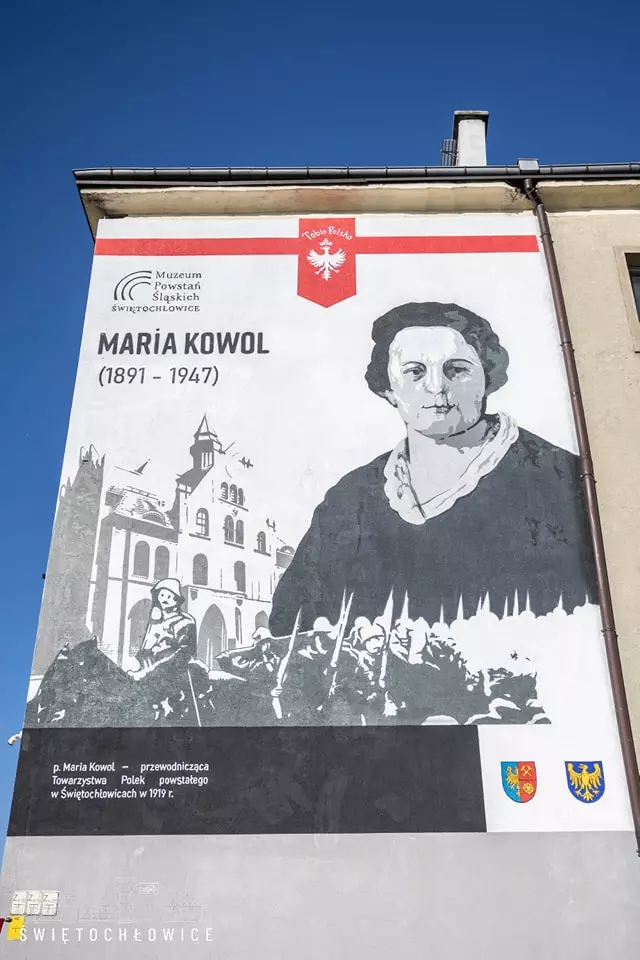 Maria Kowol bohaterką drugiego historycznego muralu w Świętochłowicach / fot. UM Świętochłowice
