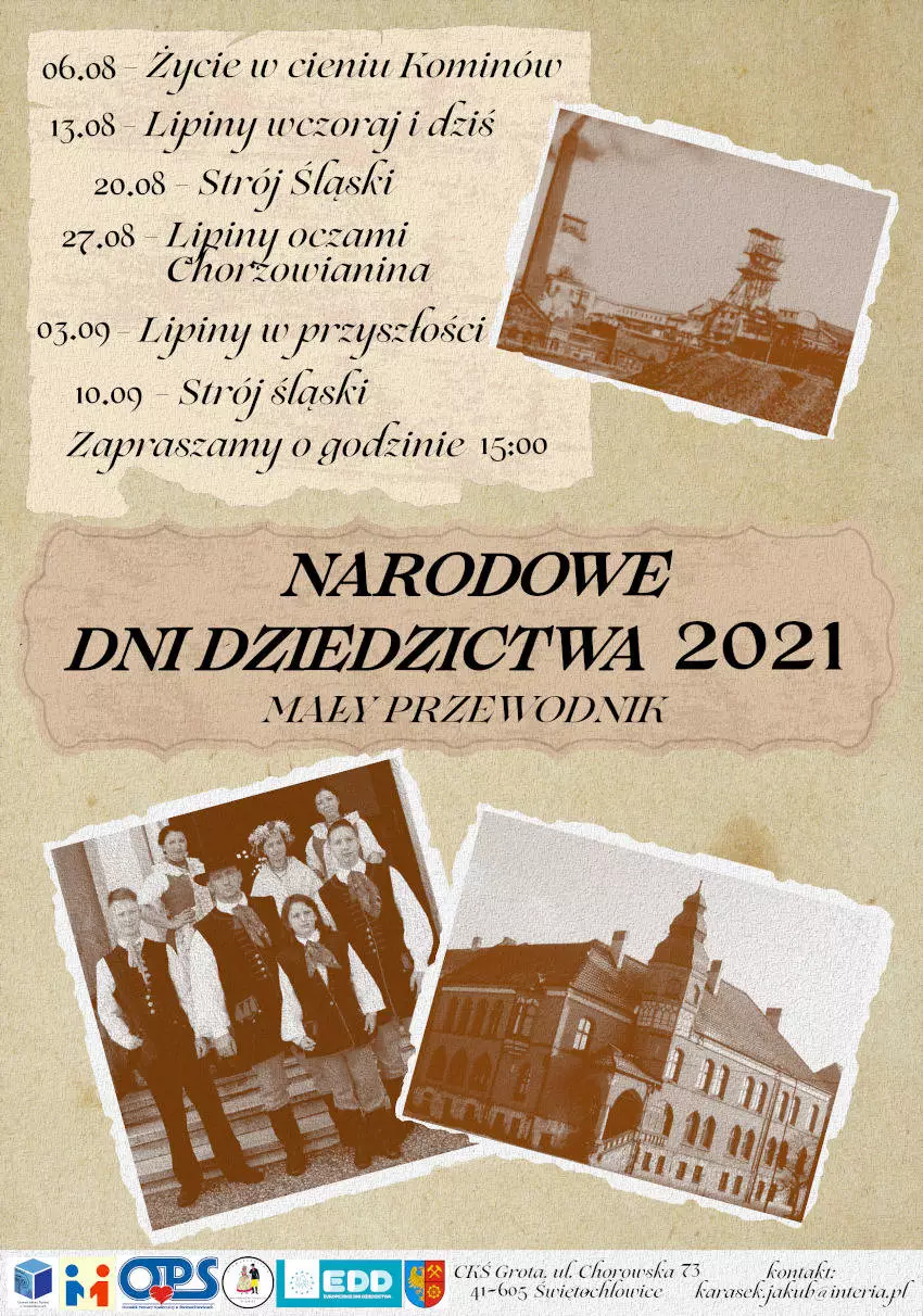 Narodowe Dni Dziedzictwa 2021 w &#346;wi&#281;toch&#322;owicach