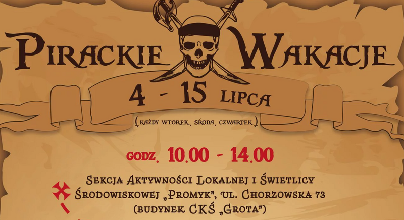 Pirackie Wakacje dla najmłodszych
