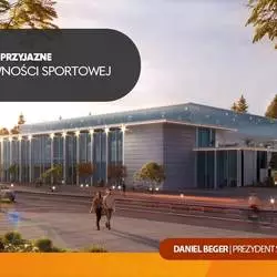 Prezydent Beger zaprezentowa&#322; projekt nowej hali sportowej, która powstanie na Ska&#322;ce