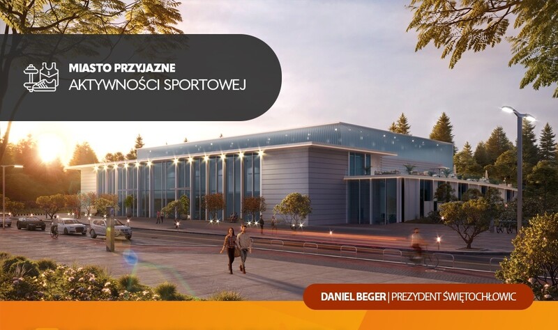Prezydent Beger zaprezentował projekt nowej hali sportowej, która powstanie na Skałce