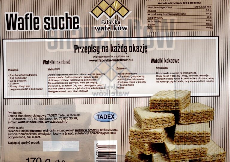 Salmonella w waflach! GIS wydał ostrzeżenie