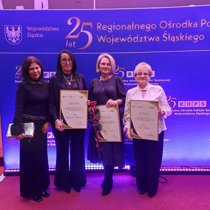 Śląski Prometeusz 2025 – wyróżnienia dla świętochłowickich pracowników pomocy społecznej