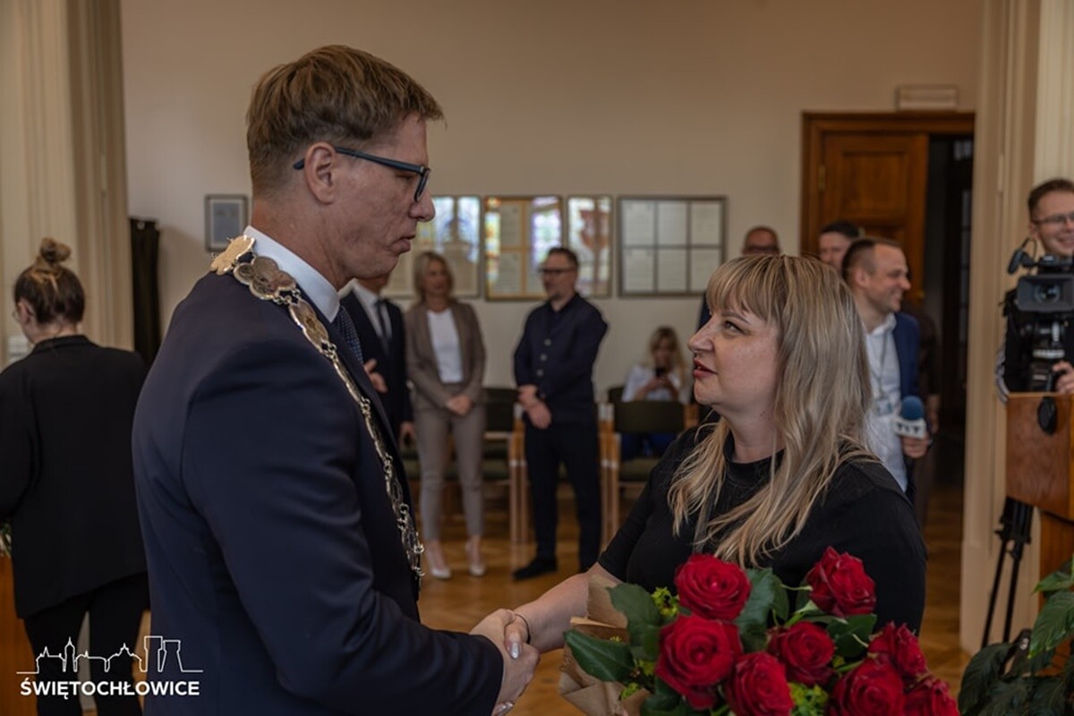 Ślubowanie nowej Rady Miasta Świętochłowice. / fot. Rafał Zduńczyk / UM Świętochłowice