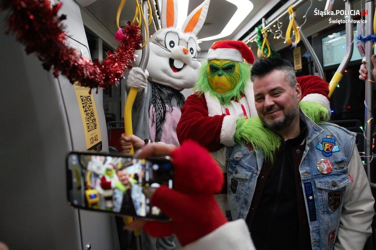 Za nami akcja "Świąteczno Bana - Gryfno Kasia" w Świętochłowicach. Zobacz, co się działo! / fot. KMP Świętochłowice