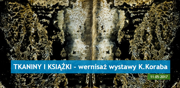 Tkaniny i książki - wernisaż