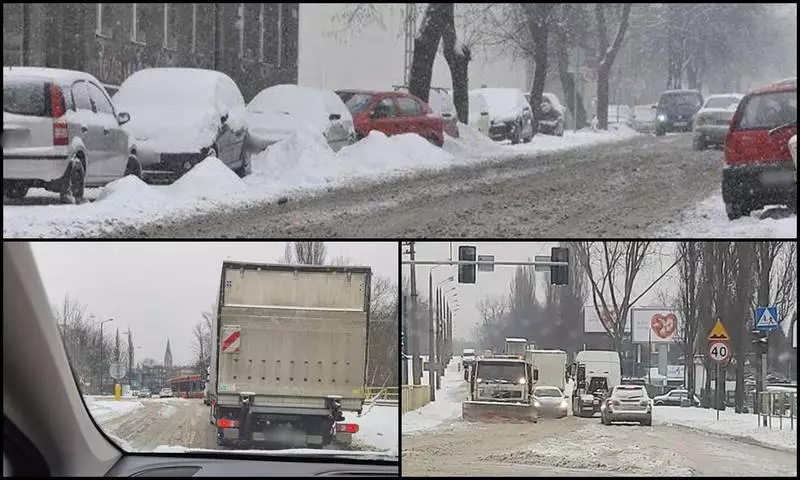 Trudne warunki drogowe na Śląsku. IMGW ostrzega przed mrozem