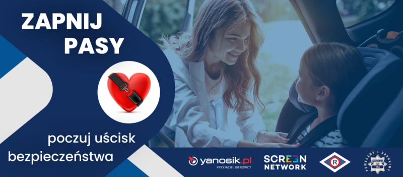 Trwa akcja "Zapnij pasy - poczuj uścisk bezpieczeństwa"