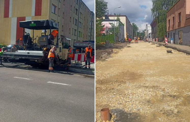 Trwają remonty ulicy Wodnej i ulicy Hajduki. Na jakim etapie są prace?