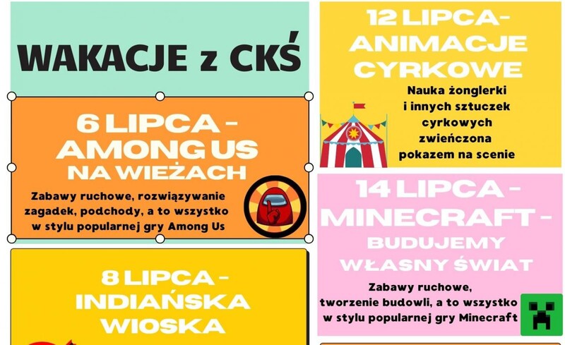 Wakacje z Centrum Kultury Śląskiej w Świętochłowicach