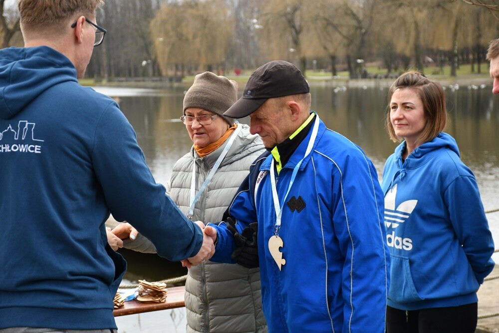Walentynkowy Bieg Par w Świętochłowicach 2024. / fot. Jacek Knapik