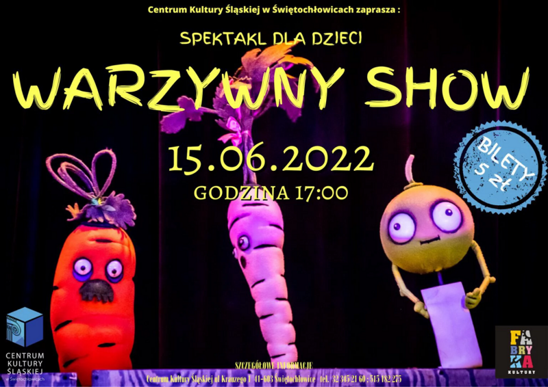 "Warzywny Show" w wykonaniu teatru Fabryka Kultury