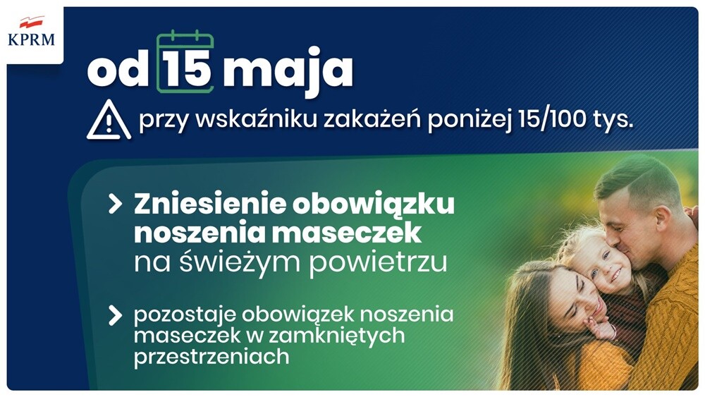 Rząd zapowiedział luzowanie obostrzeń w maju.